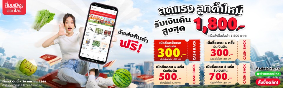 ลูกค้าใหม่ ลดครั้งแรก 300บาท - 30เม.ย 68