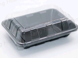 กล่องเวฟดำพร้อมฝา 1 ช่อง ขนาด 1500 ml.