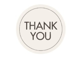 สติ้กเกอร์ thank you