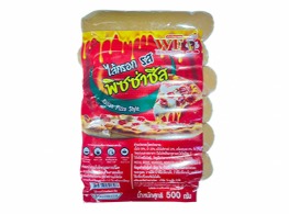 ไส้กรอกรสพิซซ่าชีส ตรา WF