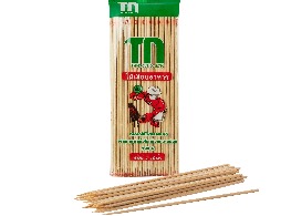 ไม้เสียบอาหาร 4*10 มม. ตรา TM