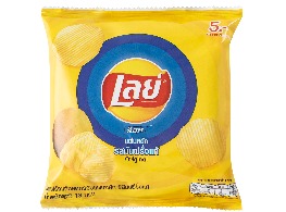 ขนมมันฝรั่งแท้ทอดกรอบแผ่นหยักรสมันฝรั่งแท้ ตรา เลย์