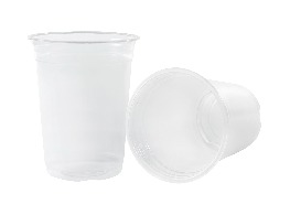 แก้วพลาสติกผิวเรียบตูดเรียบ 32 Oz.