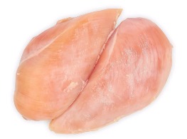 อกไก่ (ลอกหนัง) + ลังโฟม