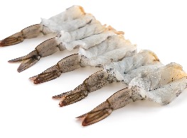 กุ้งขาวแกะเปลือก (ไว้หาง)