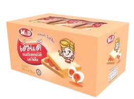 เอ็มแอนด์ดี ขนมปังสอดไส้ (รสไข่เค็ม)