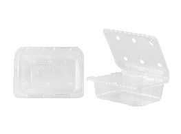 กล่องพลาสติกใส่ผลไม้เจาะรู (500 G.) ตรา EPP