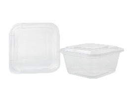 กล่องเวฟใสพร้อมฝา 1 ช่อง ขนาด 1020 ml.