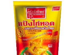 แป้งไก่ทอด รสกระเทียมพริกไทยดำ ตรา ครัววังทิพย์