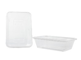 กล่องเวฟใสพร้อมฝา 1 ช่อง ขนาด 650 ml.
