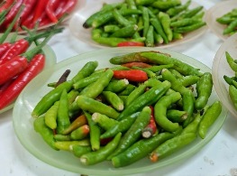 พริกขี้หนูสวน(เชียงใหม่)เด็ดขั้ว (เขียวล้วน)