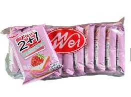 ขนมปังแซนวิชไส้พีช ตรา MWEI