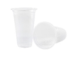 แก้วพลาสติกผิวลอนตูดเรียบ 16 Oz.