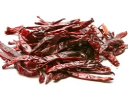 พริกจินดาแห้ง เด็ดขั้ว