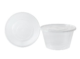 ถ้วยเวฟใสพร้อมฝา ขนาด 1000 ml.