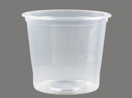 แก้วพลาสติกผิวเรียบตูดเรียบ 24 Oz.