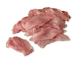 หมูหั่นอย่างดี+กล่องโฟม