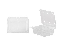 กล่องพลาสติกใส่ผลไม้เจาะรู (250 G.) ตรา EPP