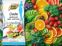 น้ำสลัดสูตรไขมันต่ำผสมแอลคานิทีน ตรา เพียวฟู๊ด