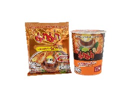 บะหมี่กึ่งสำเร็จรูป รสต้มยำกุ้งน้ำข้น ตรา มาม่า