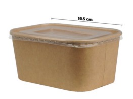 ถ้วยกระดาษคราฟท์พร้อมฝา PP (ZF1,000)