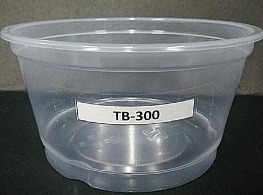 กระปุกเรียบพลาสติก PP TB-300cc