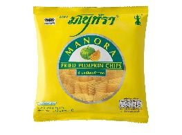 ขนมข้าวเกรียบฟักทอง ตรา มโนห์รา