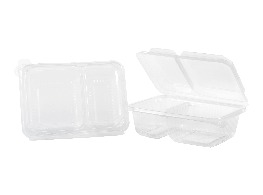 กล่องเวฟใสฝาติด 2 ช่อง ขนาด 750 ml.