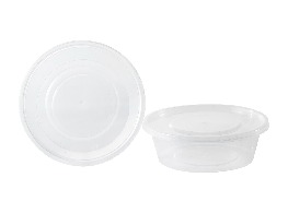 ถ้วยเวฟใสพร้อมฝา ขนาด 300 ml.