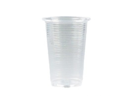 แก้วพลาสติกผิวลอนตูดเรียบ 7 Oz.