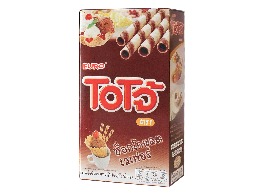 ขนมเวเฟอร์ชนิดแท่งสอดไส้ครีมรสช็อกโกแลต ตรา โอโจ้