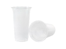 แก้วพลาสติกผิวเรียบตูดเรียบ 22 Oz.