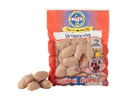 ไส้กรอกทอด (หมูเปรี้ยว) ตรา ไส้กรอกบางแค (คุณกบ)