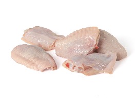 ปีกไก่ส่วนกลาง+กล่องโฟม