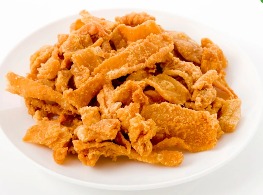หนังไก่ชุบแป้งทอดแช่แข็ง