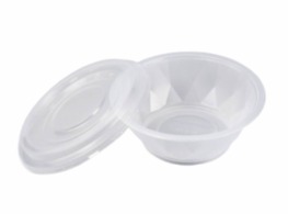 ถ้วยพลาสติกก้นกลมพร้อมฝา 750ml. ตรา JT PACK