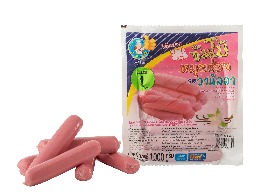 ไส้กรอกจัมโบ้หมูอร่อยรสวนิลา ตรา พีพ็อค