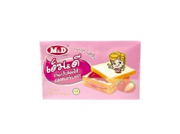 ขนมปังสอดไส้ รสสตรอว์เบอร์รี่ ตรา เอ็ม&ดี