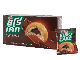 พัฟเค้กสอดไส้ครีมมาร์เบิ้ลช็อก ตรา ยูโร่