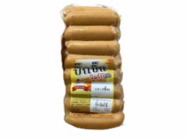 ไส้กรอกไก่รมควันหนังกรอบ ตรา BCF