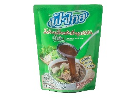 น้ำก๋วยเตี๋ยวสำเร็จรูปเข้มข้น (น้ำข้น) ตรา ฟ้าไทย