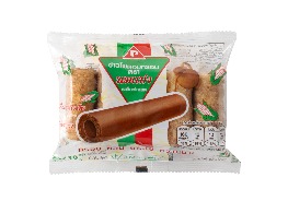 ขนมข้าวโพดอบกรอบรสช็อกโกแลต ตรา นมแท่ง