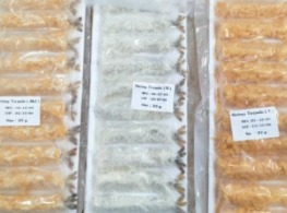 กุ้งทอปิโดเทียมชุบเกล็ดขนมปัง