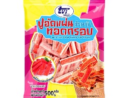 ปูอัดแผ่นสำหรับทอดกรอบ ตรา ทวีวงษ์