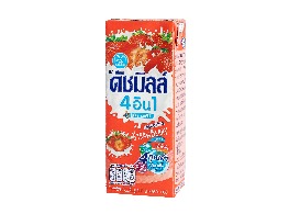 นมเปรี้ยวดื่ม รสสตอเบอรี่ ตรา ดัชมิลล์