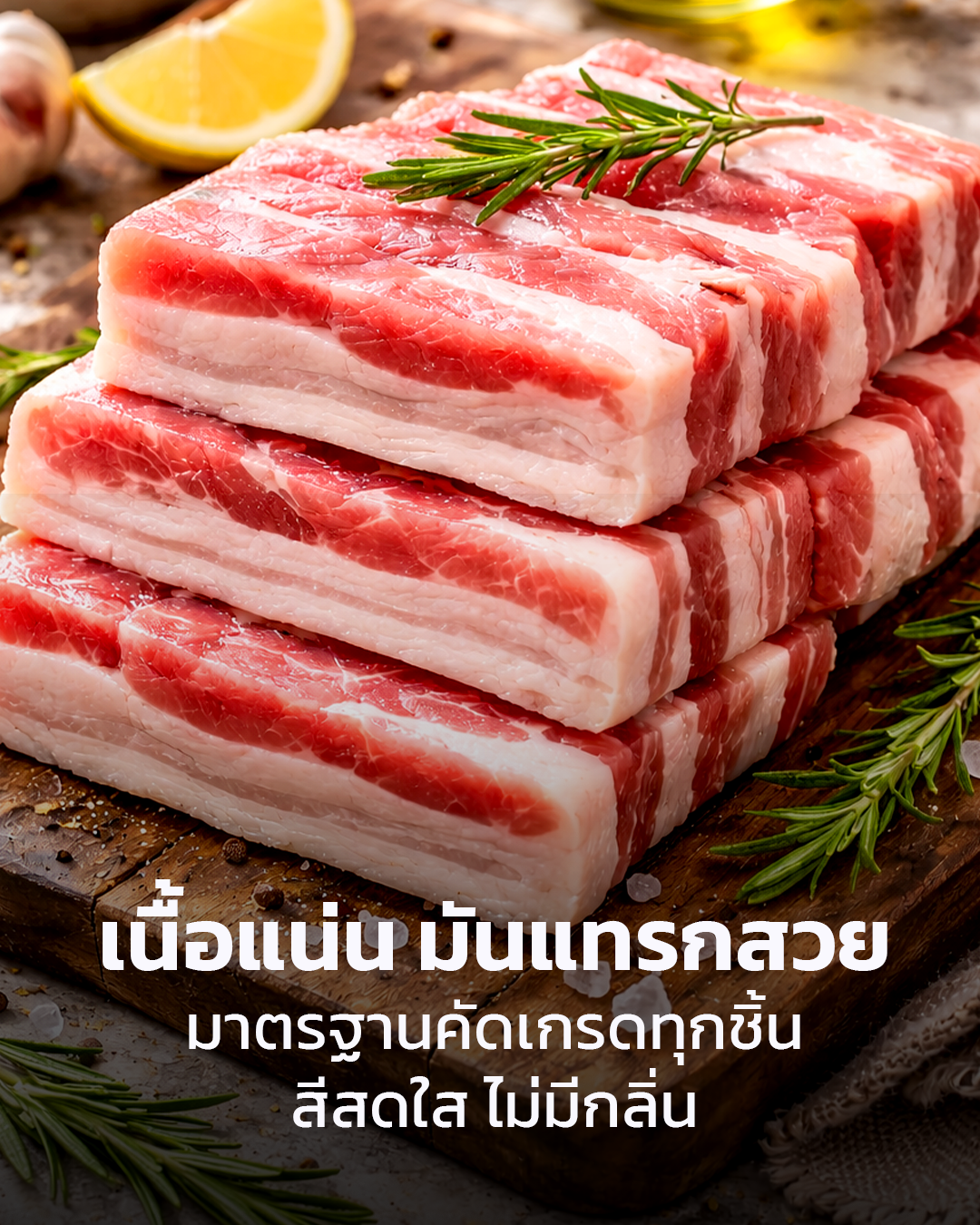 เนื้อนุ่ม มันแทรกสวย